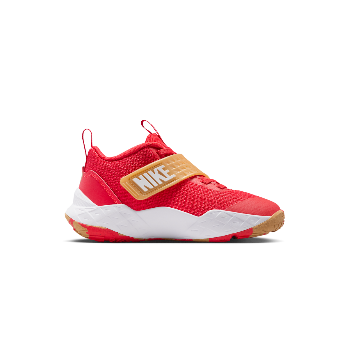 Nike Team Hustle D 12 University Red Metallic Gold (PS)