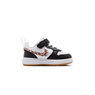 Nike Court Borough Low Black White Leopard Swoosh (TD)
