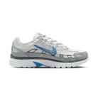 Nike P-6000 White Metallic Silver Blue