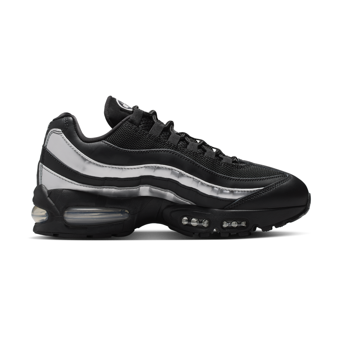 Nike Air Max 95 Big Bubble Black Metallic Silver (Women's)