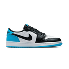 Jordan 1 Retro Low OG Black Dark Powder Blue (Women's)