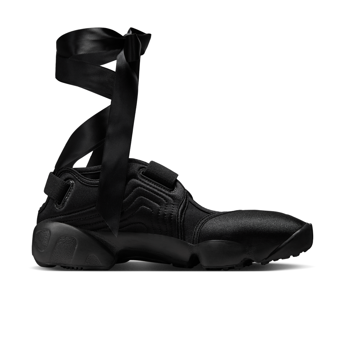 Nike Air Rift Triple Black Satin (Women's) | IH1990-010