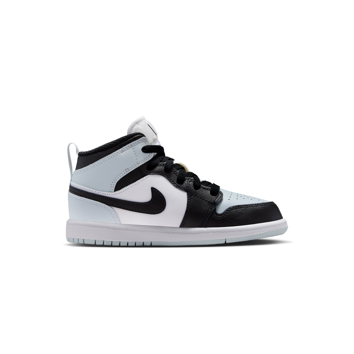 Jordan 1 Mid Black Aura Squadron Blue (PS)