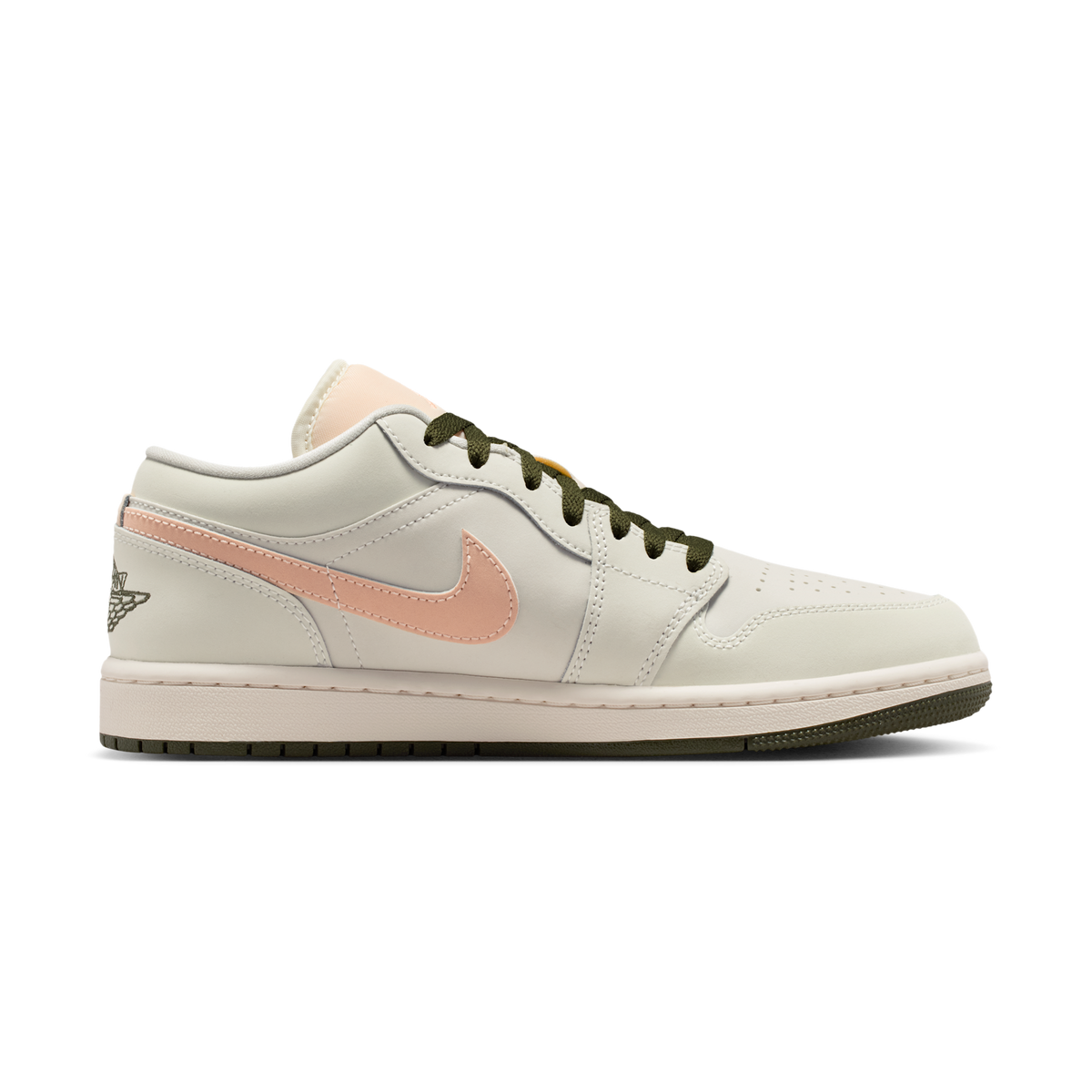 Jordan 1 Low Sail Crimson Tint Khaki (Women's)