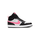 Nike Court Borough Mid 2 Black White Sunset Pulse (PS)