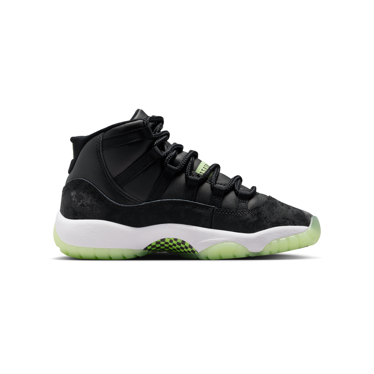 Jordan 11 Retro Black Barely Volt (GS)