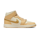 Jordan 1 Mid SE Pale Vanilla Metallic Gold (Women's)