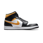 Jordan 1 Mid White Pollen Black