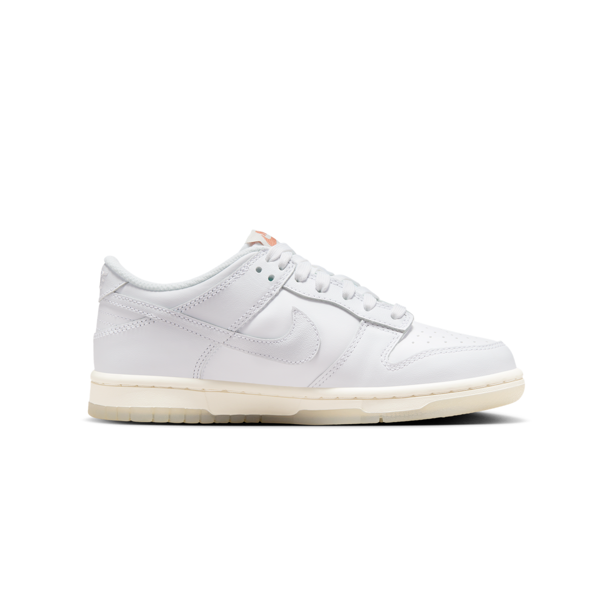 Nike Dunk Low SE Rainbow Lace Swoosh White (GS)