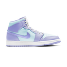Jordan 1 Mid Purple Aqua