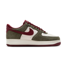 Nike Air Force 1 Low '07 LV8 Cargo Khaki Pale Ivory Dark Team Red