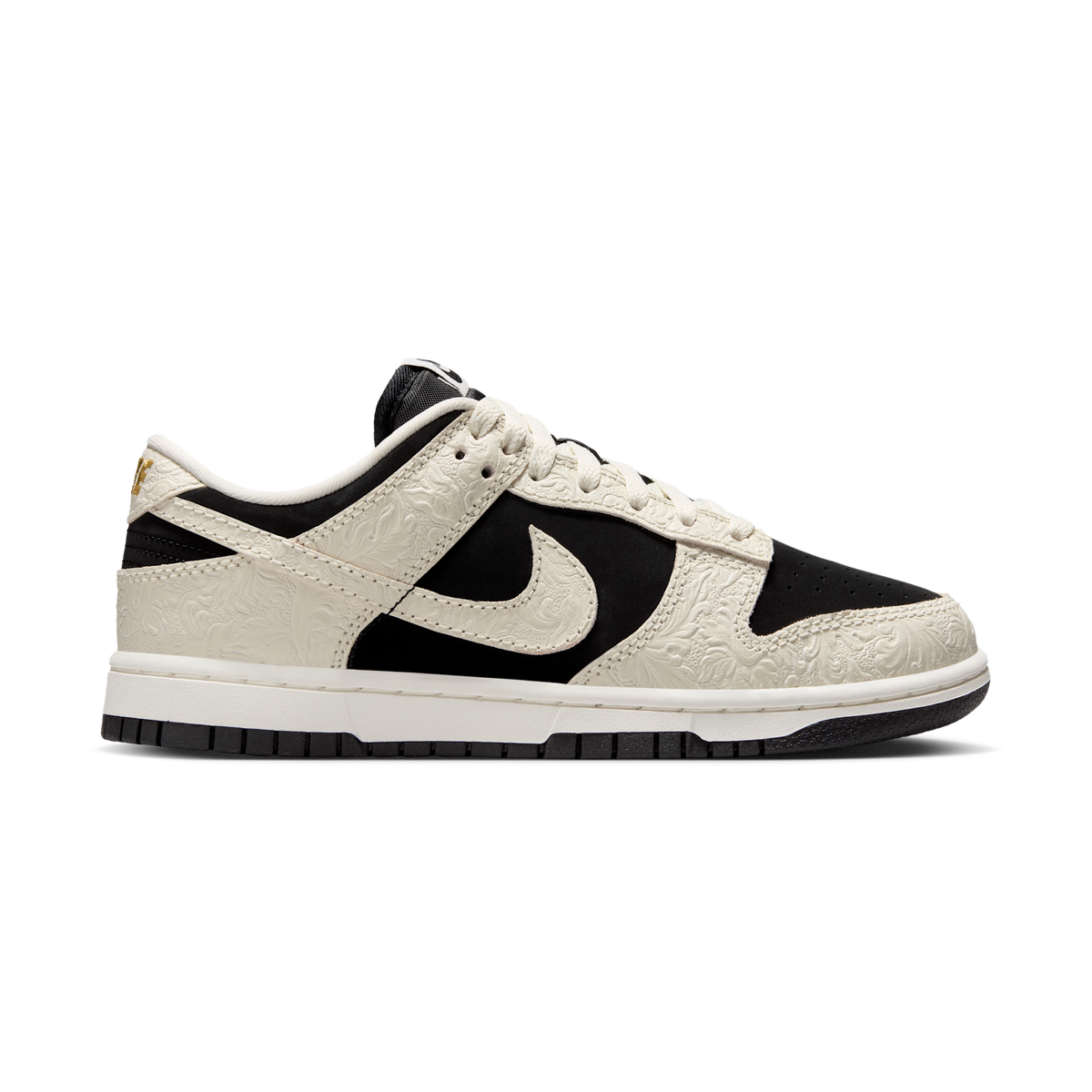 Nike Dunk Low Embossed Black Sail (Women's) | IF3944-001