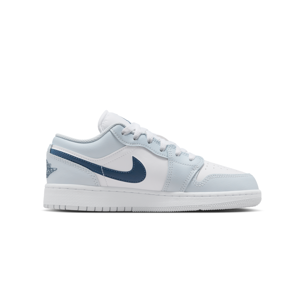 Jordan 1 Low White Aura Squadron Blue (GS)