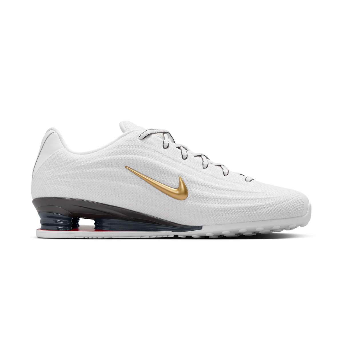 Nike Shox Z White Metallic Gold (Women's) | HQ7540-100