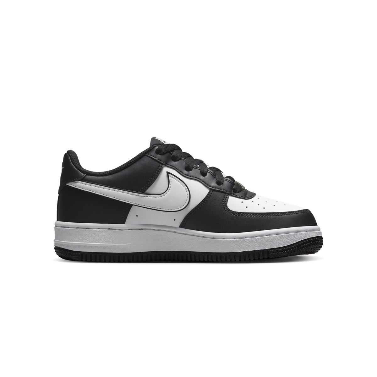 Nike Air Force 1 Low LV8 2 White Swoosh Panda (GS)