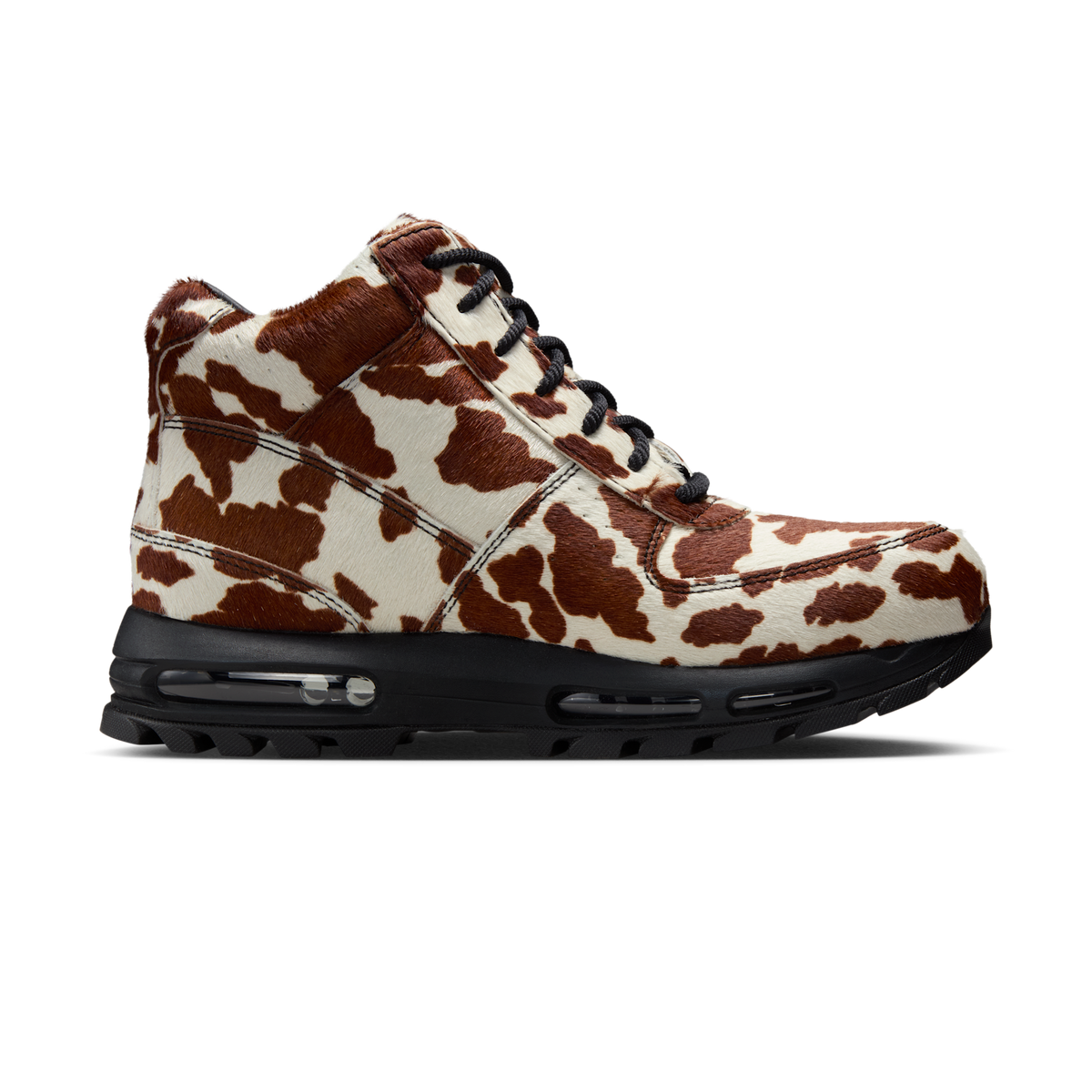 Nike Air Max Goadome Sail Cacao Wow Cow Print Pony Hair | IO4635-100