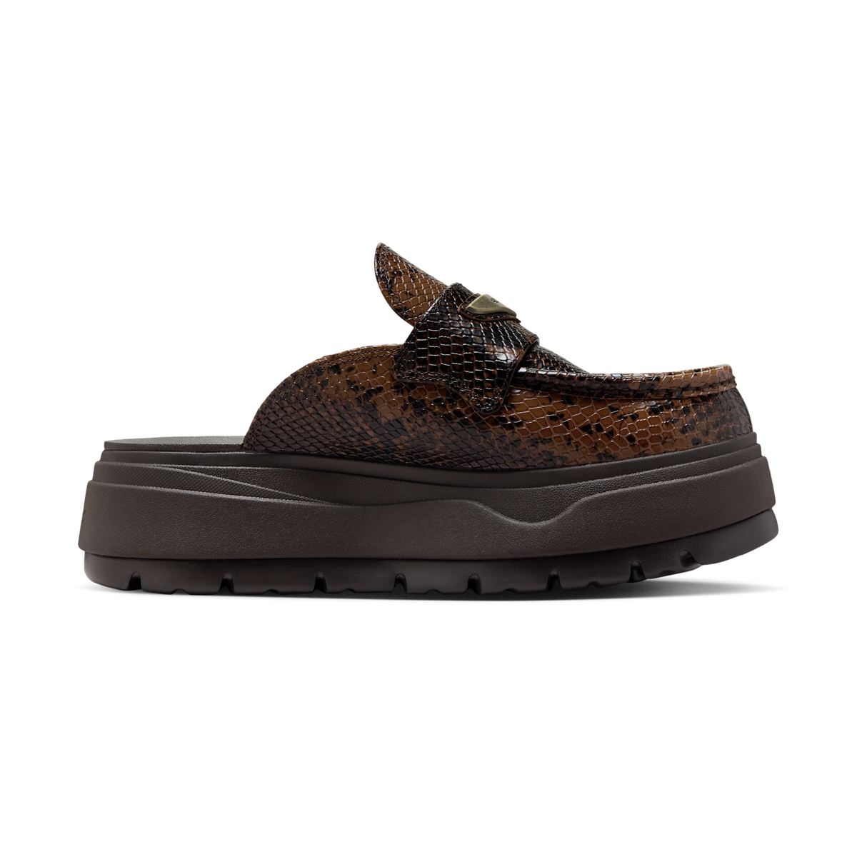 Jordan Mule Croc Velvet Brown (Women's)