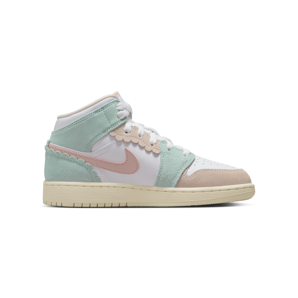 Jordan 1 Mid SE Pink Oxford (GS)