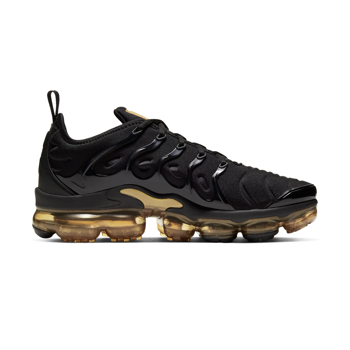 Nike Air VaporMax Plus Black Metallic Gold | CW7299-001