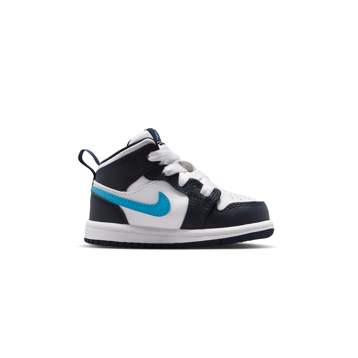 Jordan 1 Mid Obsidian Dark Powder Blue (TD)