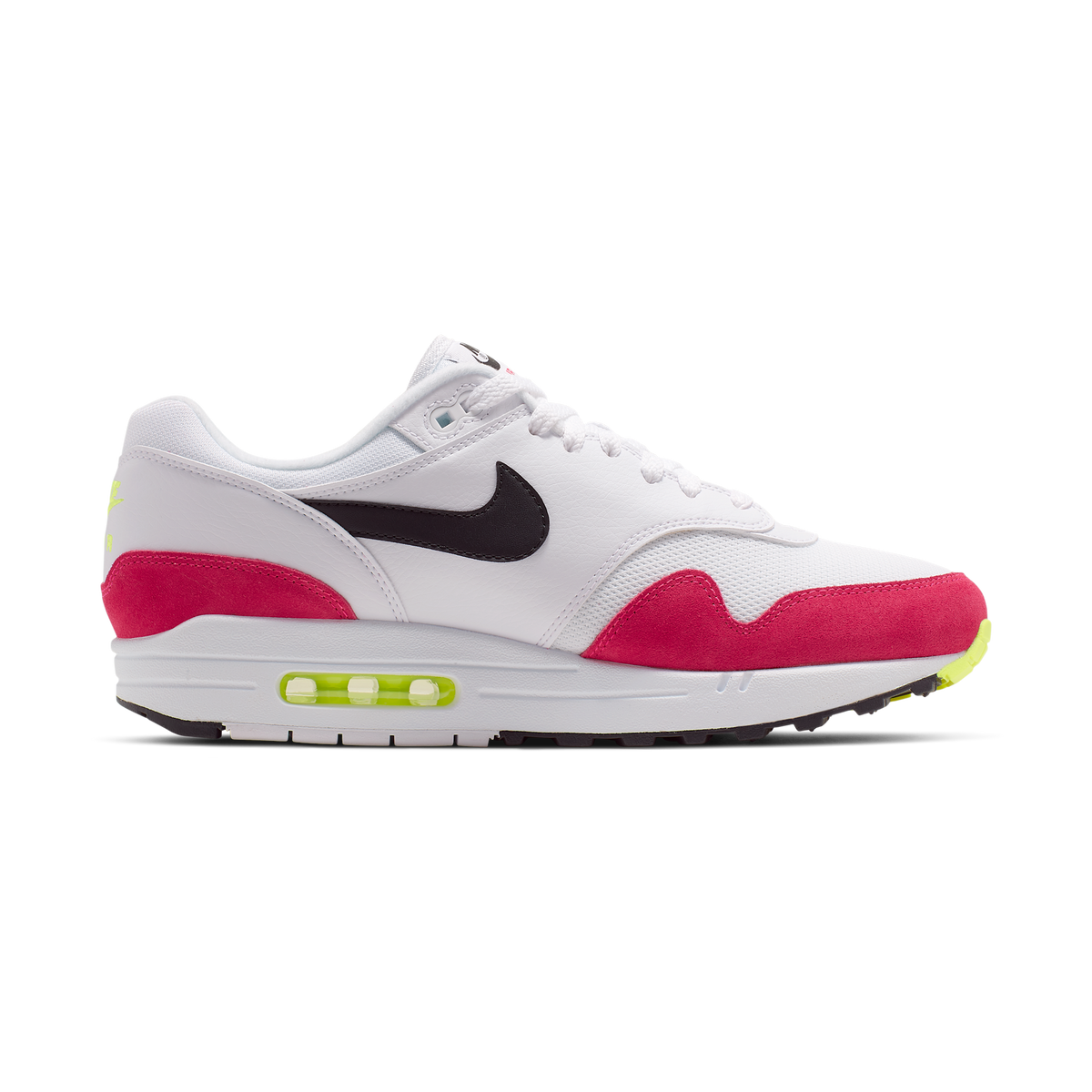 Nike Air Max 1 White Black Volt Rush Pink