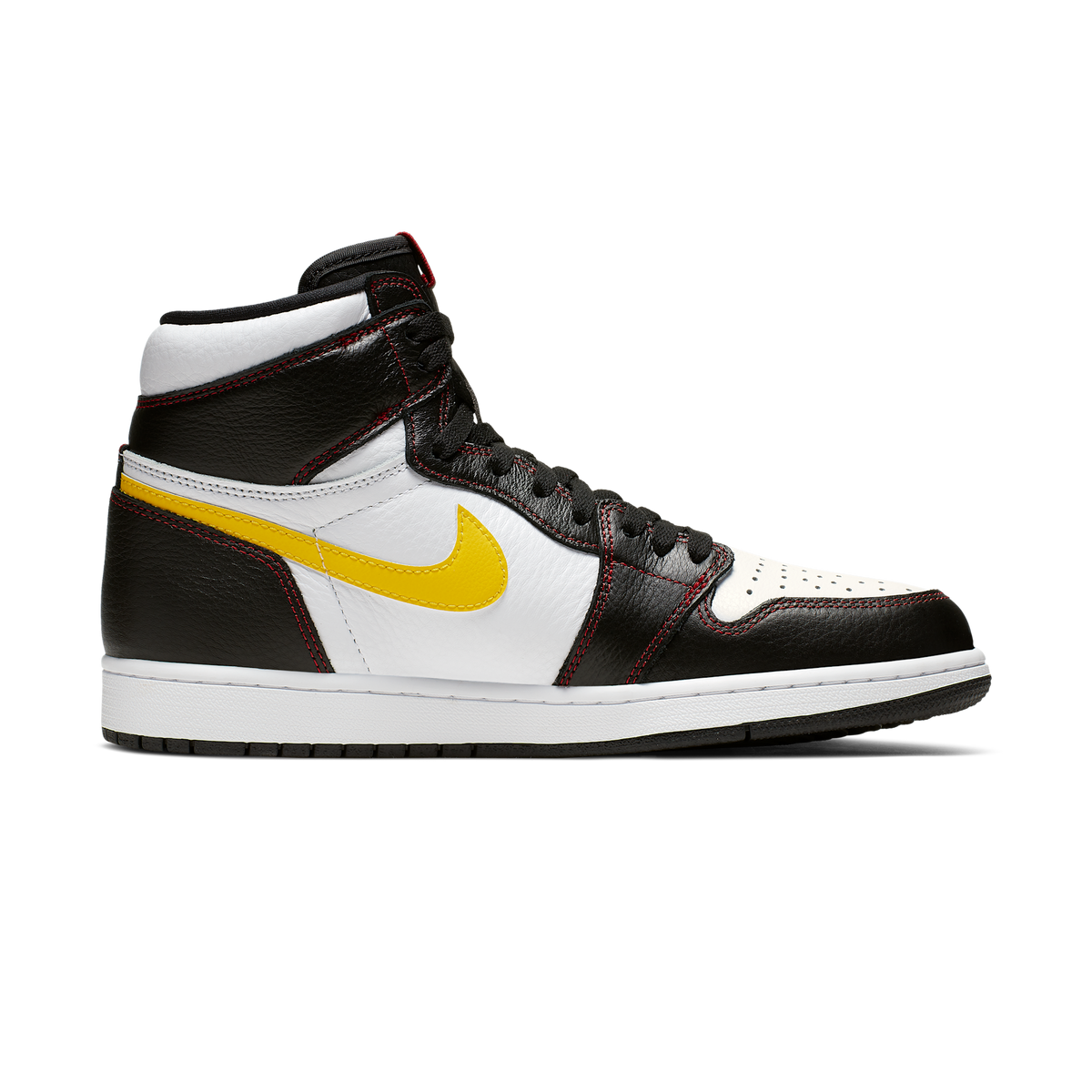 Jordan 1 Retro High Defiant White Black Gym Red