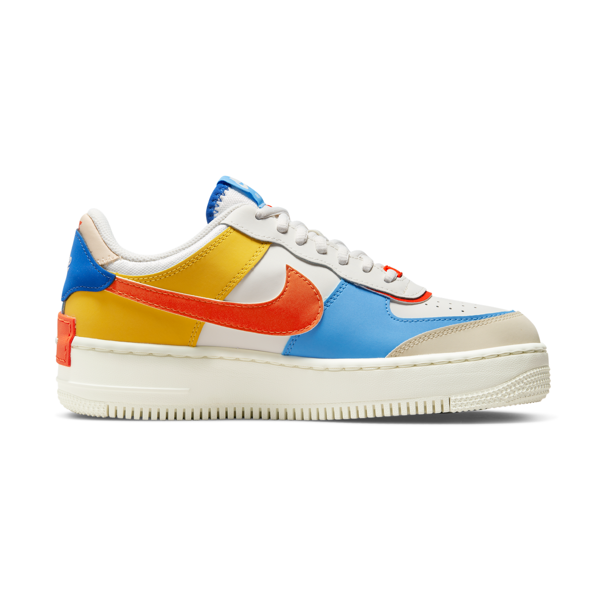 Nike Air Force 1 Low Shadow Sail Game Royal Rush Orange University Blue (Women's)