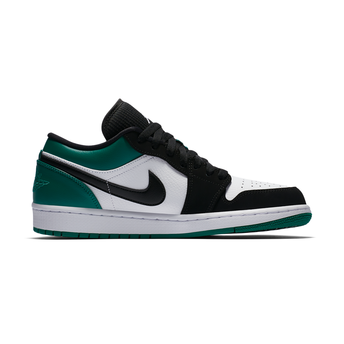 Jordan 1 Low White Black Mystic Green
