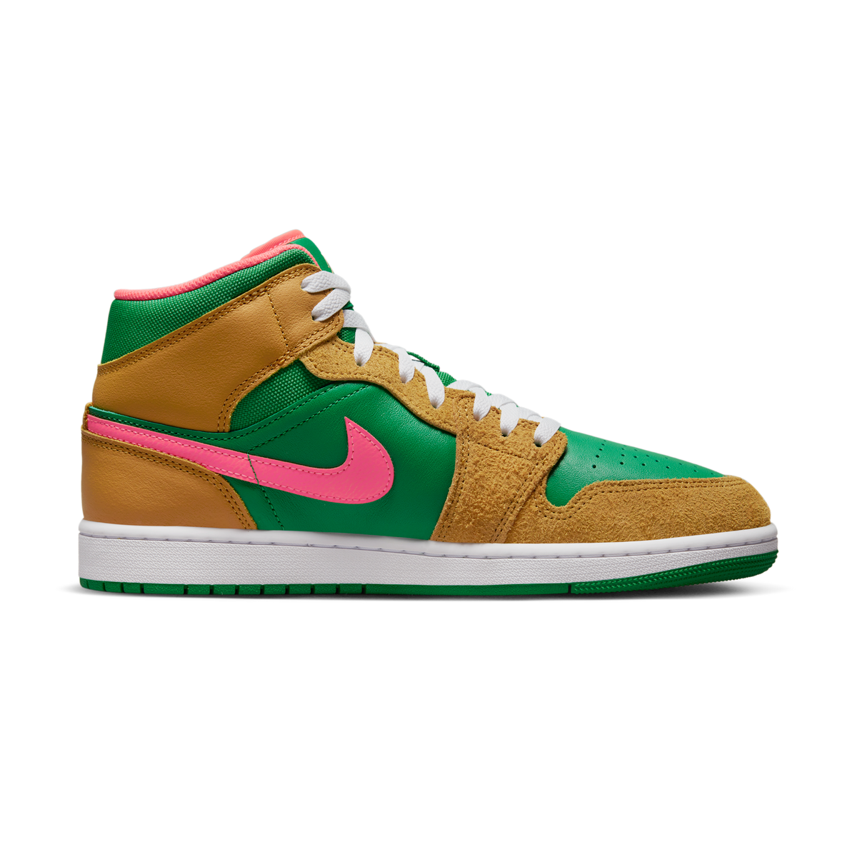 Jordan 1 Mid SE Wheat Watermelon