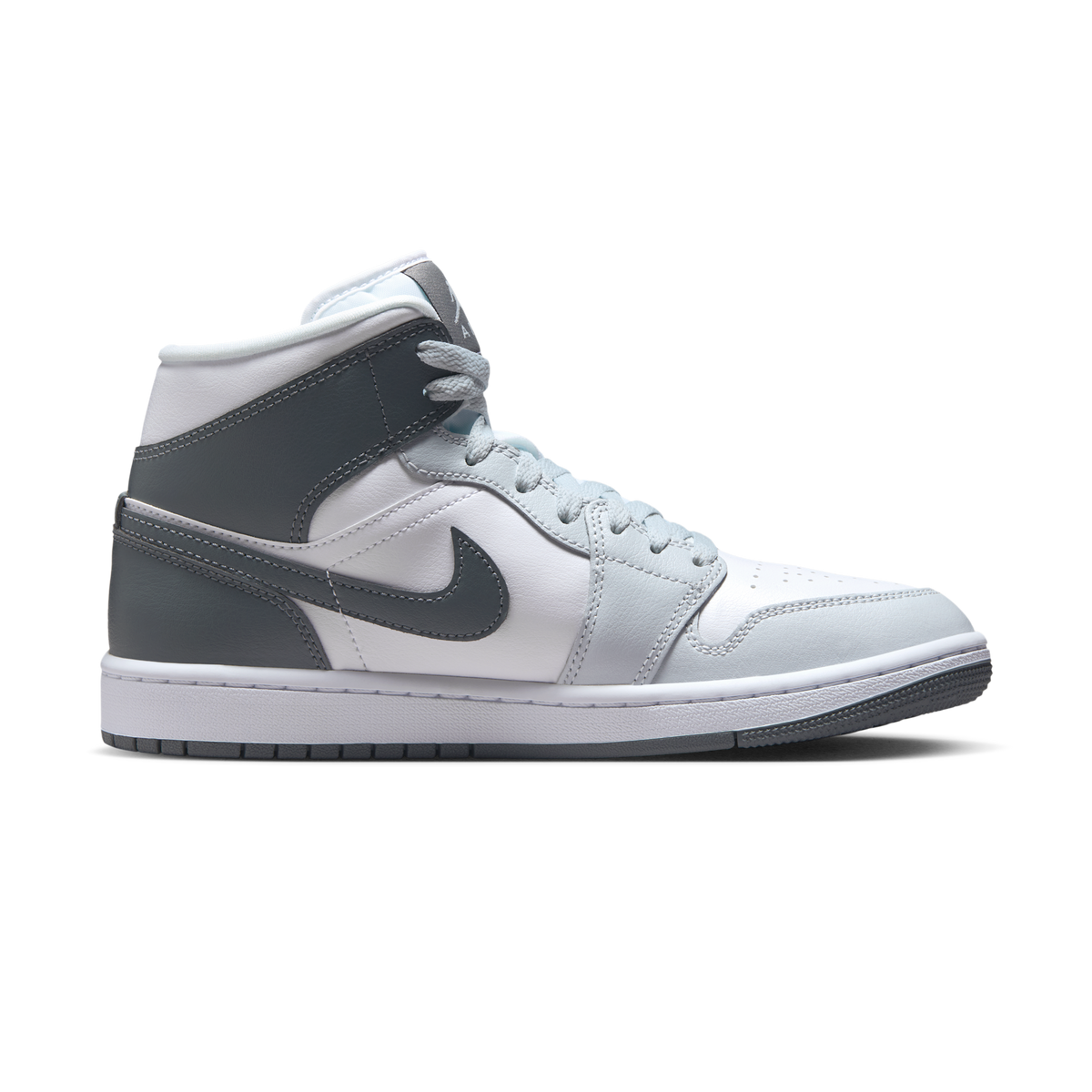 Jordan 1 Mid White Smoke Grey (Women's)