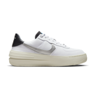 Nike Air Force 1 PLT.AF.ORM White Metallic Silver Black (Women's)