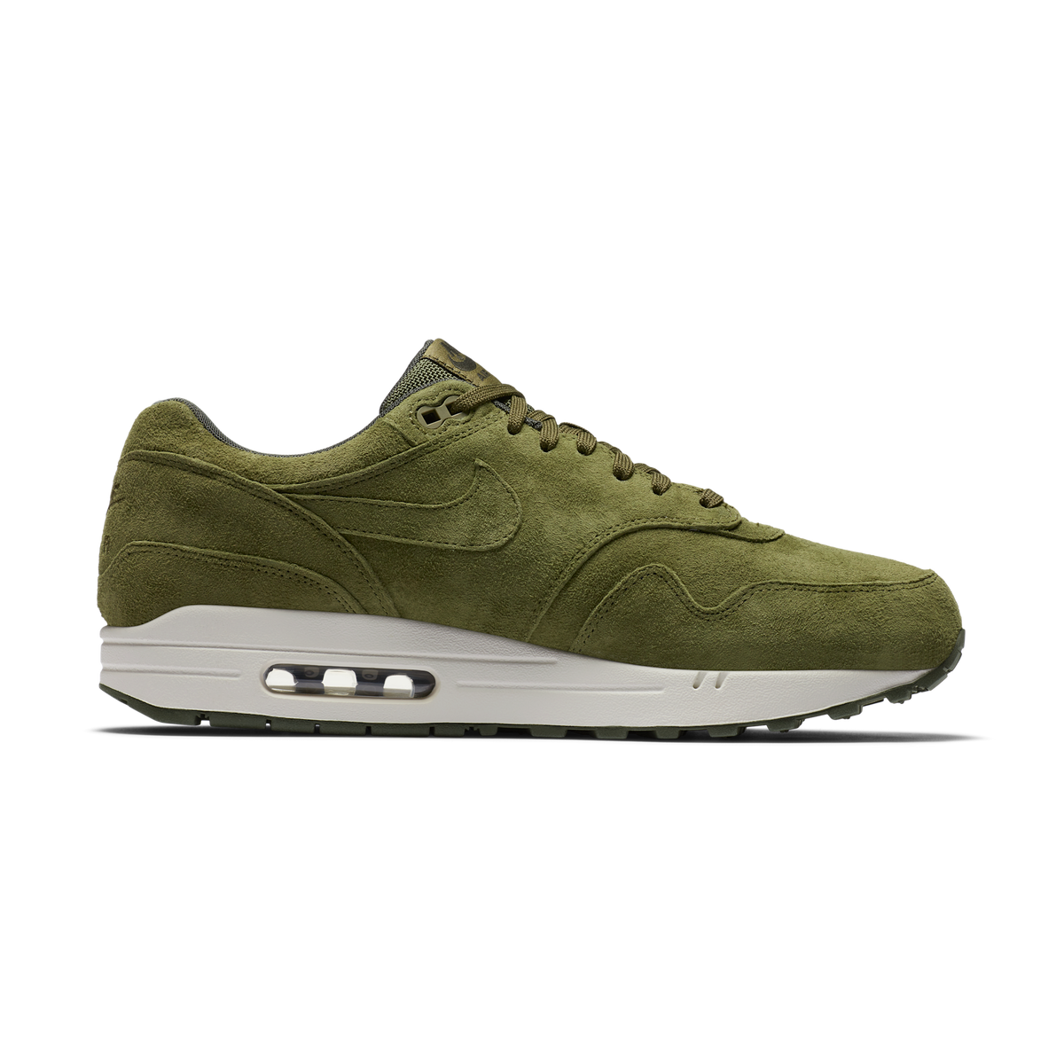 Nike Air Max 1 Olive Canvas Suede