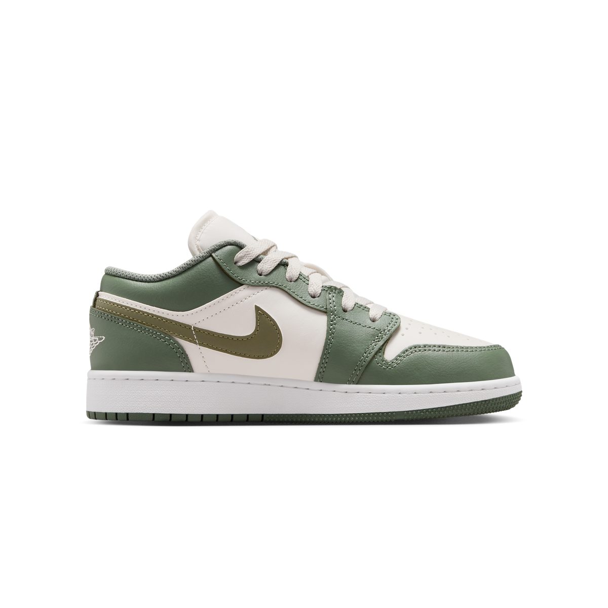 Jordan 1 Low Vintage Lichen White Medium Olive (GS)