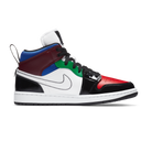 Jordan 1 Mid SE Black White Multi-Color (Women's)