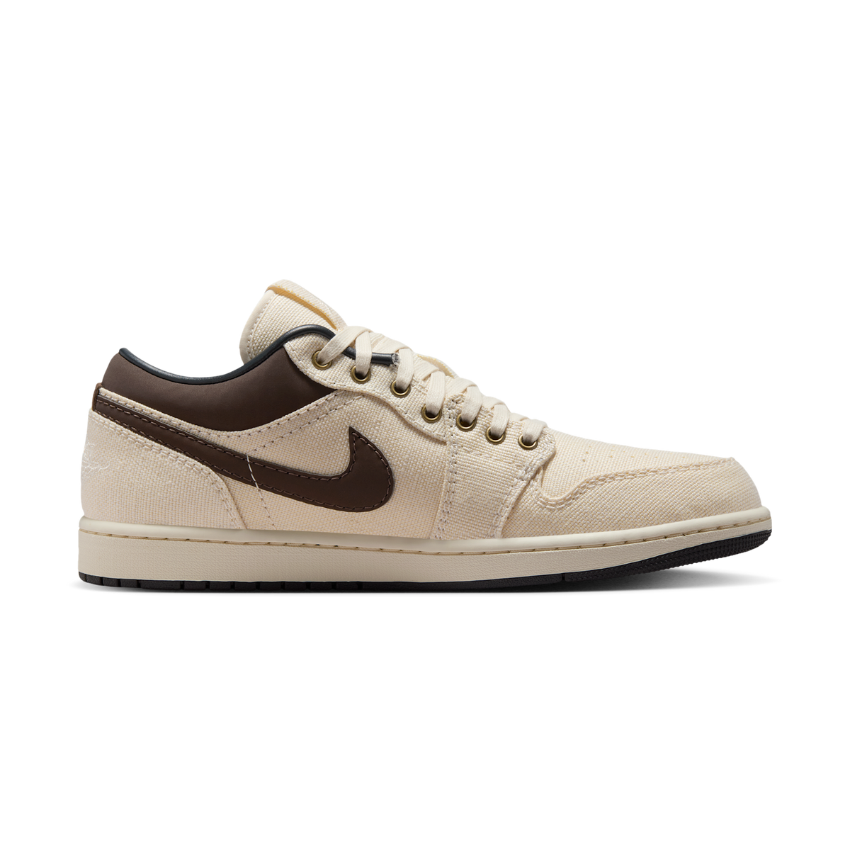 Jordan 1 Low Premium Pale Ivory Off Noir Baroque Brown