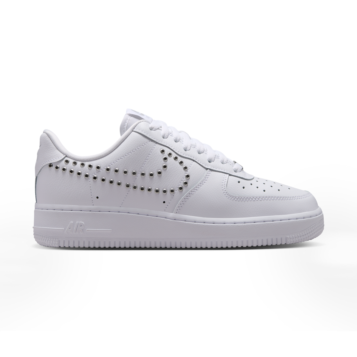 Nike Air Force 1 Low '07 LV8 Triple White Metallic Silver (Women's)