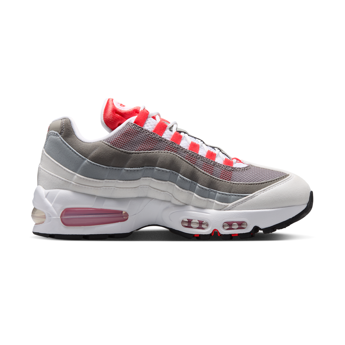 Nike Air Max 95 OG Big Bubble White Light Crimson (Women's)