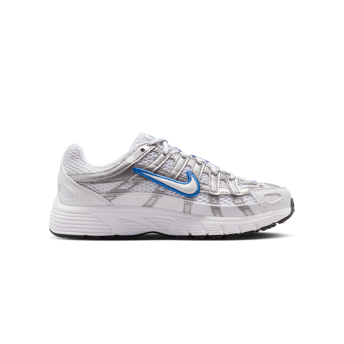 Nike P-6000 White Blue Crystal Metallic Silver (GS)
