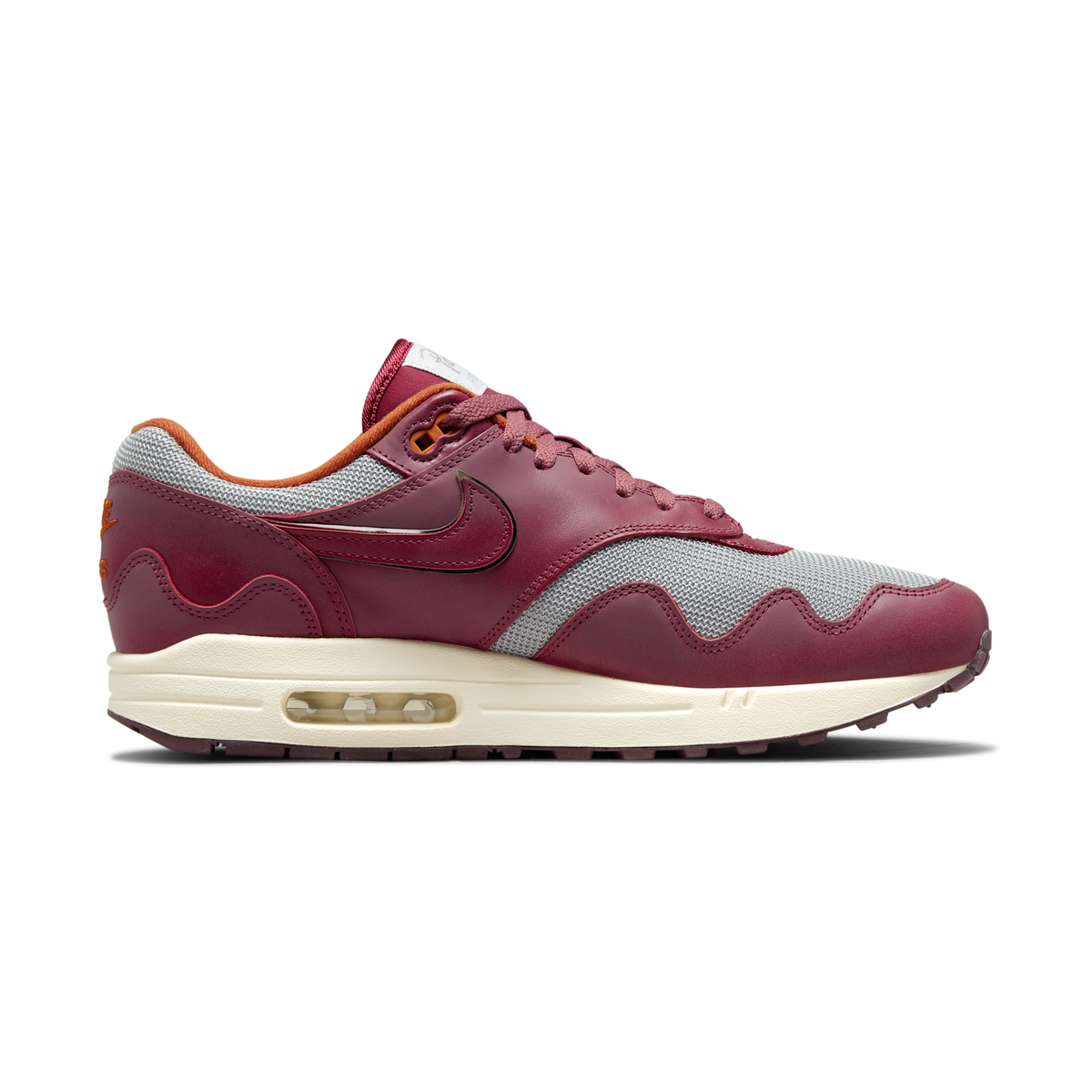 Nike Air Max 1 Patta Waves Rush Maroon (with Bracelet)
