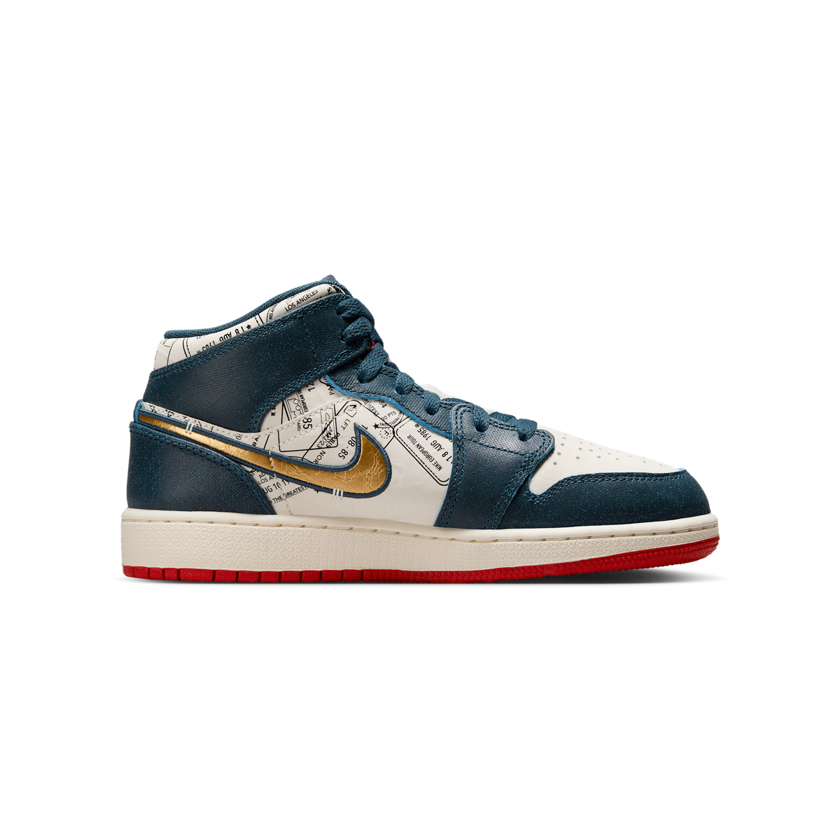 Jordan 1 Mid SE Take Flight Gold Swoosh (GS)