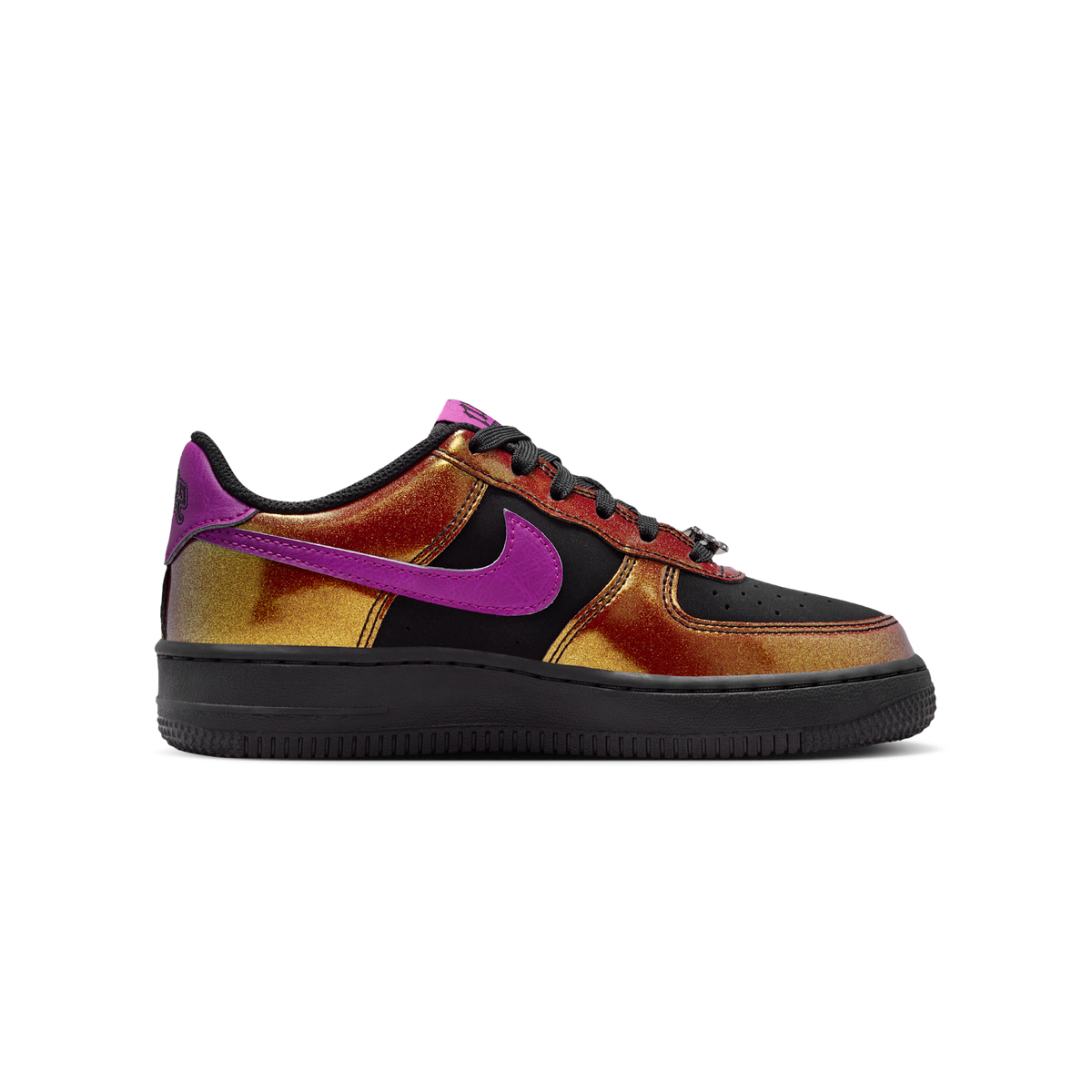 Nike Air Force 1 Low LV8 Glam Rock Black Bold Berry (GS)
