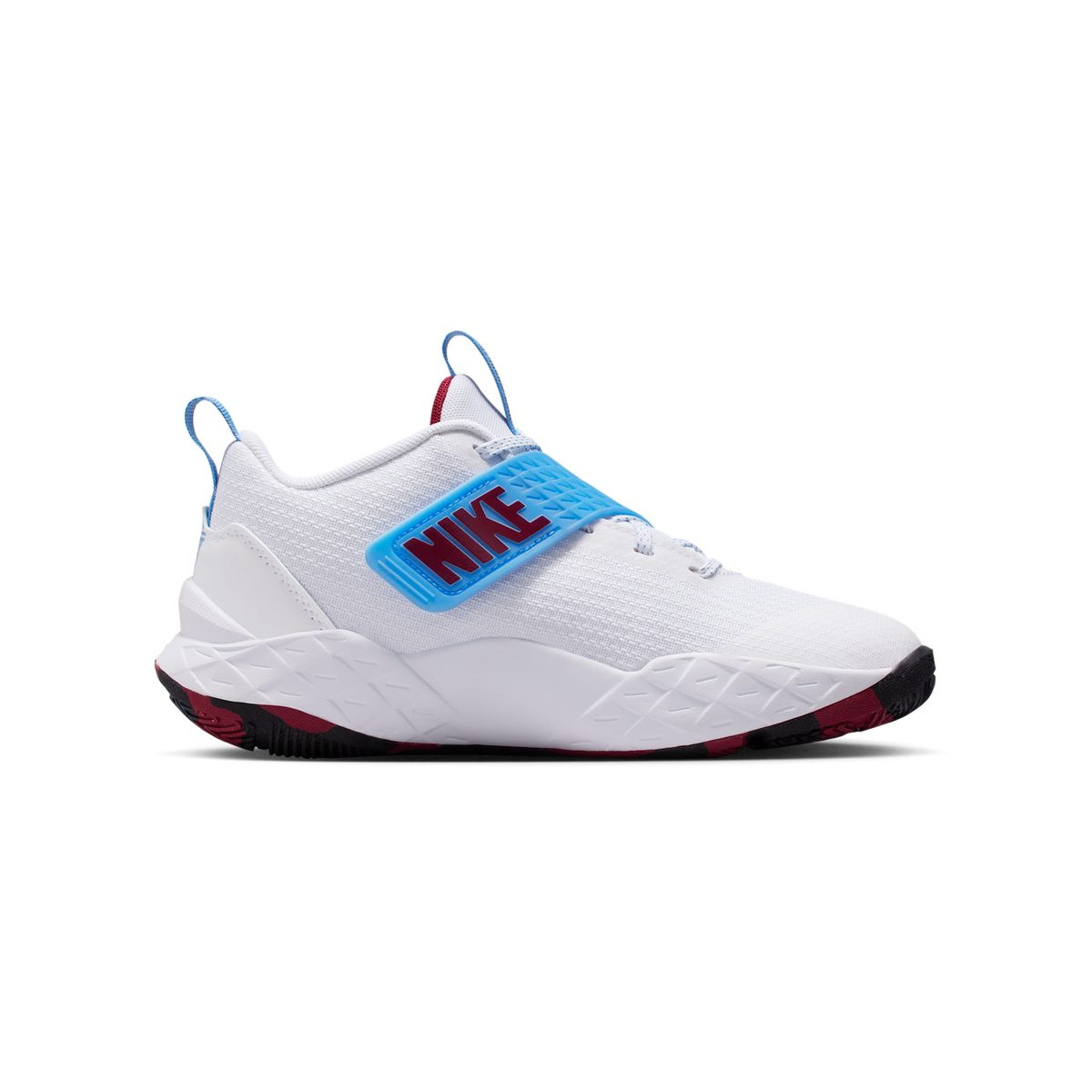 Nike Team Hustle D 12 White University Blue Black Team Red (GS)