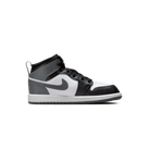 Jordan 1 Mid Black White Iron Grey (PS)