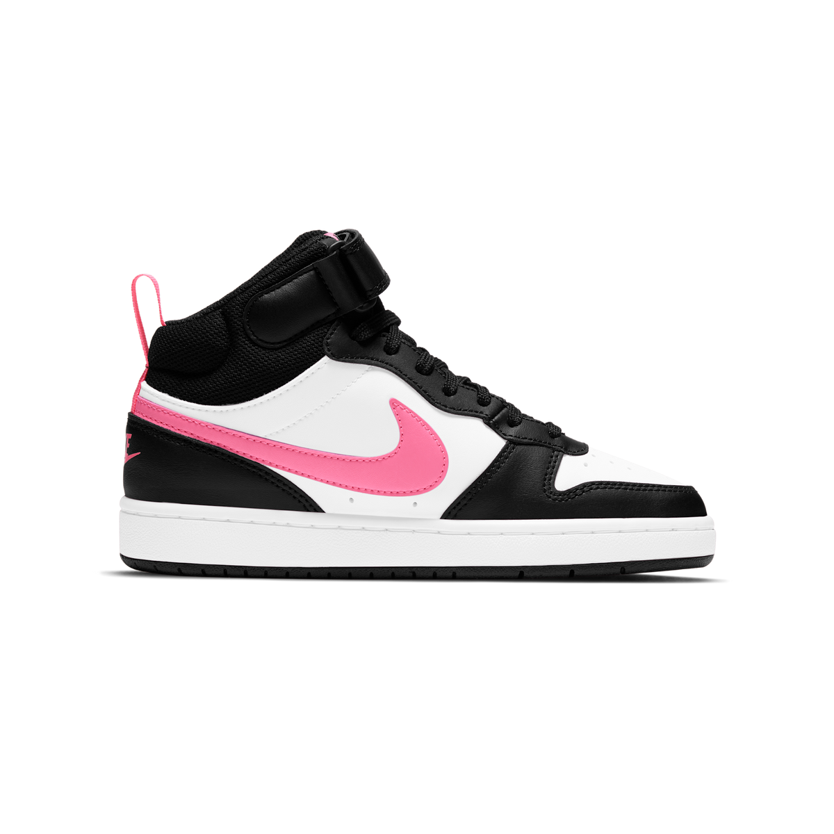 Nike Court Borough Mid 2 Black White Sunset Pulse (GS) | CD7782-005