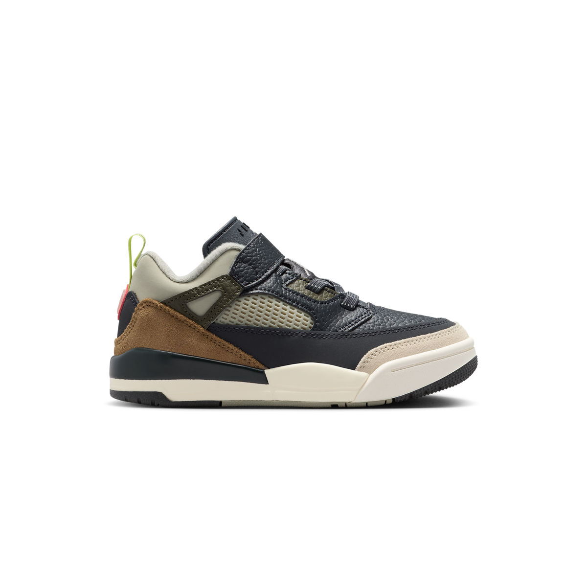 Jordan Spizike Low Anthracite Mango Cargo Khaki (PS)
