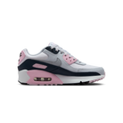 Nike Air Max 90 LTR White Pink Foam Armory Navy Wolf Grey (GS)