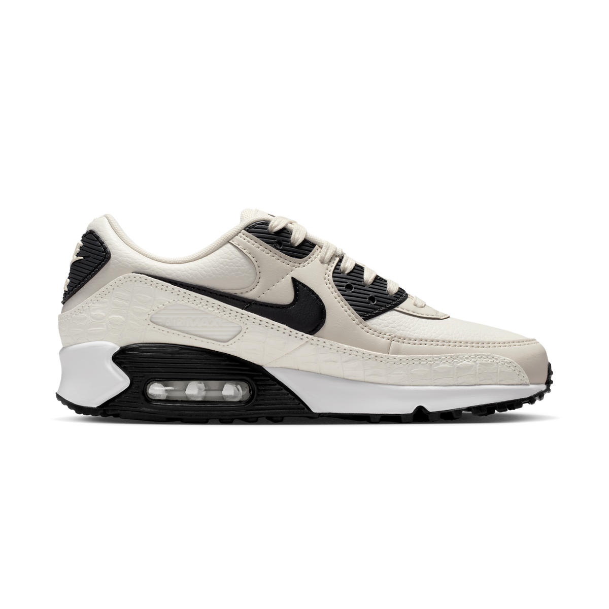 Nike Air Max 90 Sail Croc Print Phantom Black (Women's)