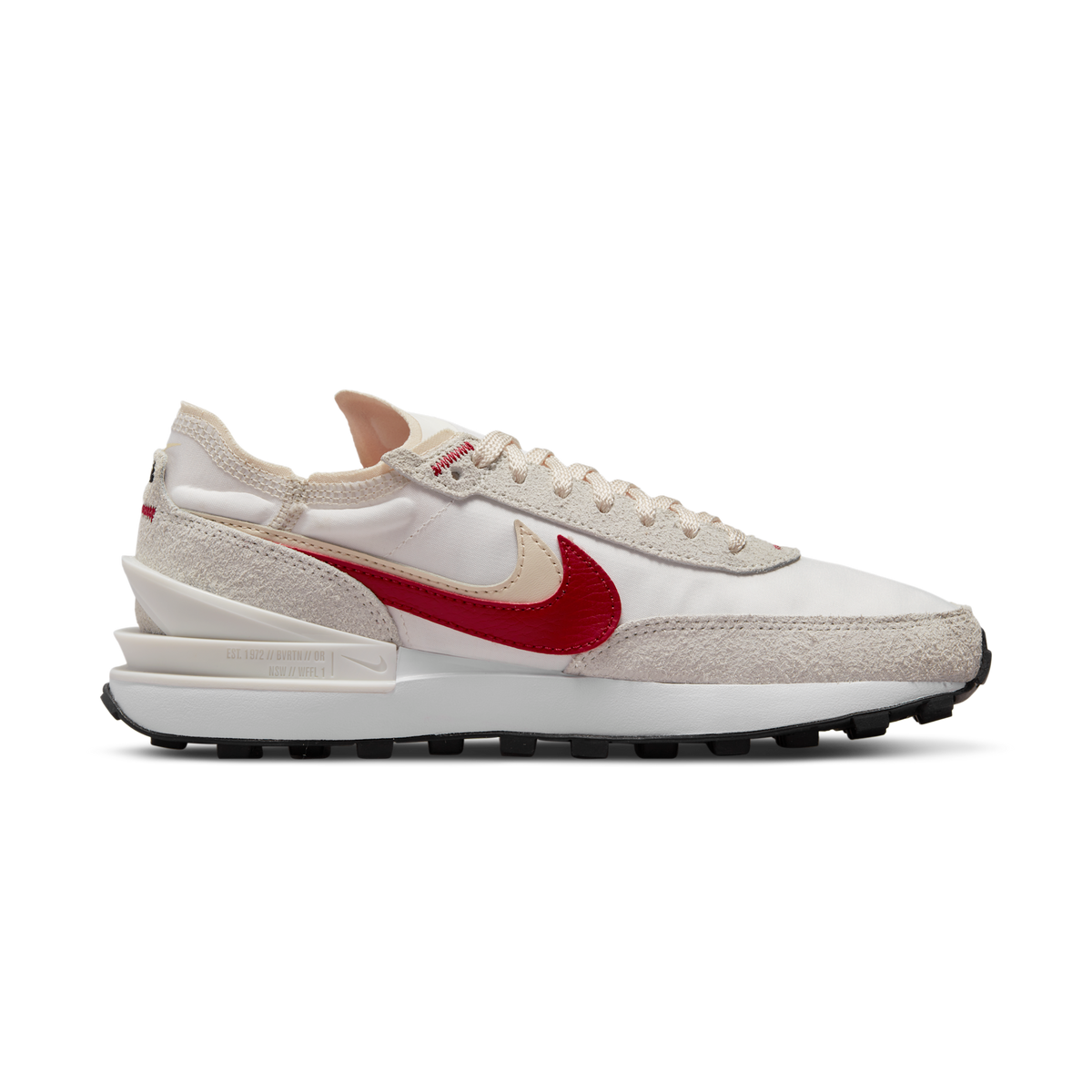 Nike Waffle One SE Sail Pearl White Black Gym Red (Women's) | DX4309-100