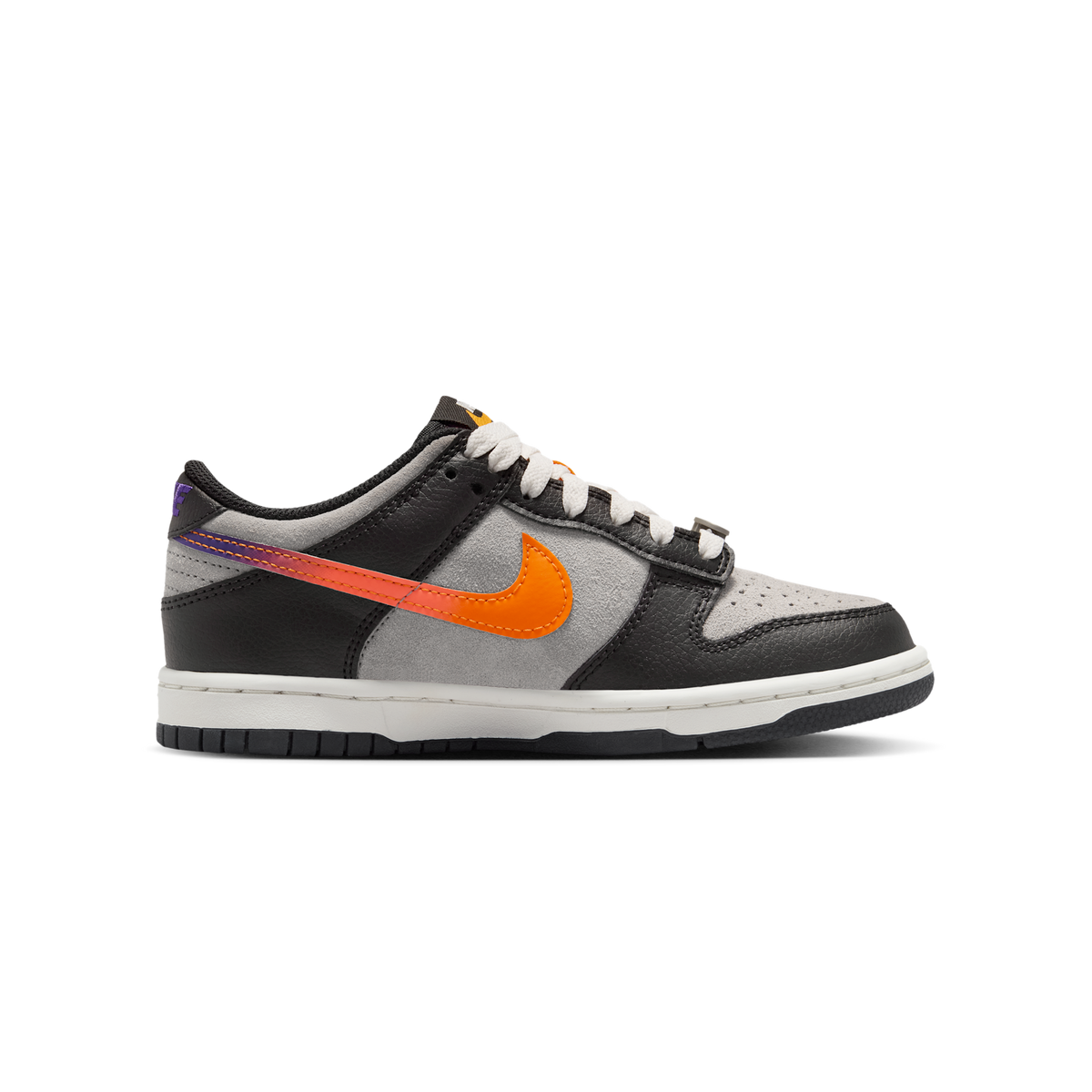 Nike Dunk Low Medium Grey Black Orange Peel (GS)