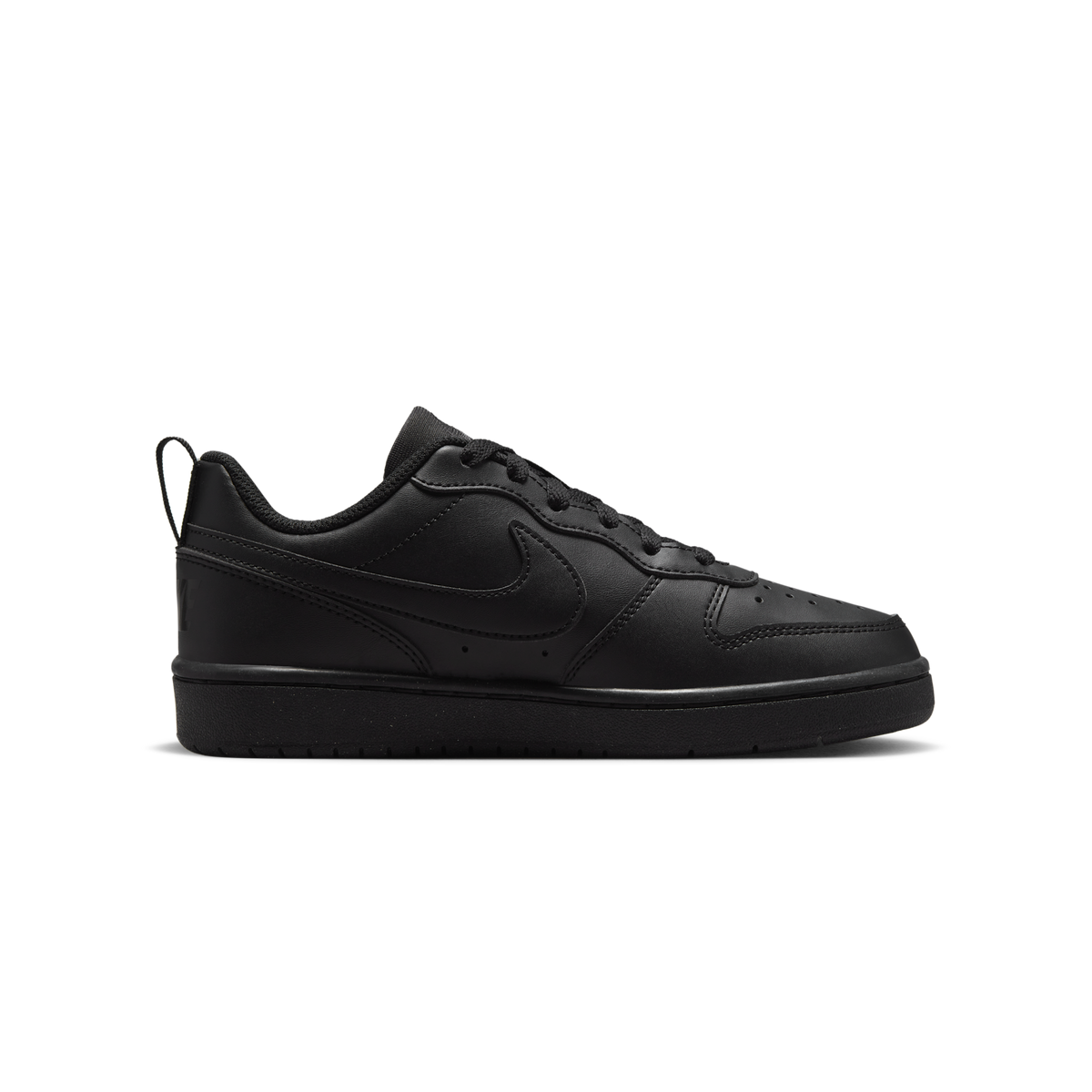Nike Court Borough Low Recraft Triple Black (GS) | DV5456-002